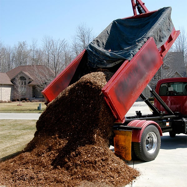 we provide mulch delivery to both residential and commercial properties